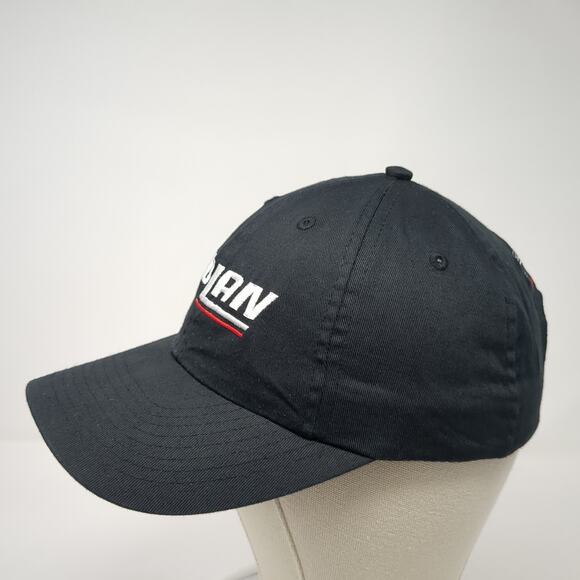 Nolan Real Rider Strapback Baseball Cap Black One Size Adjustable ATT Headwear - Picture 3 of 9